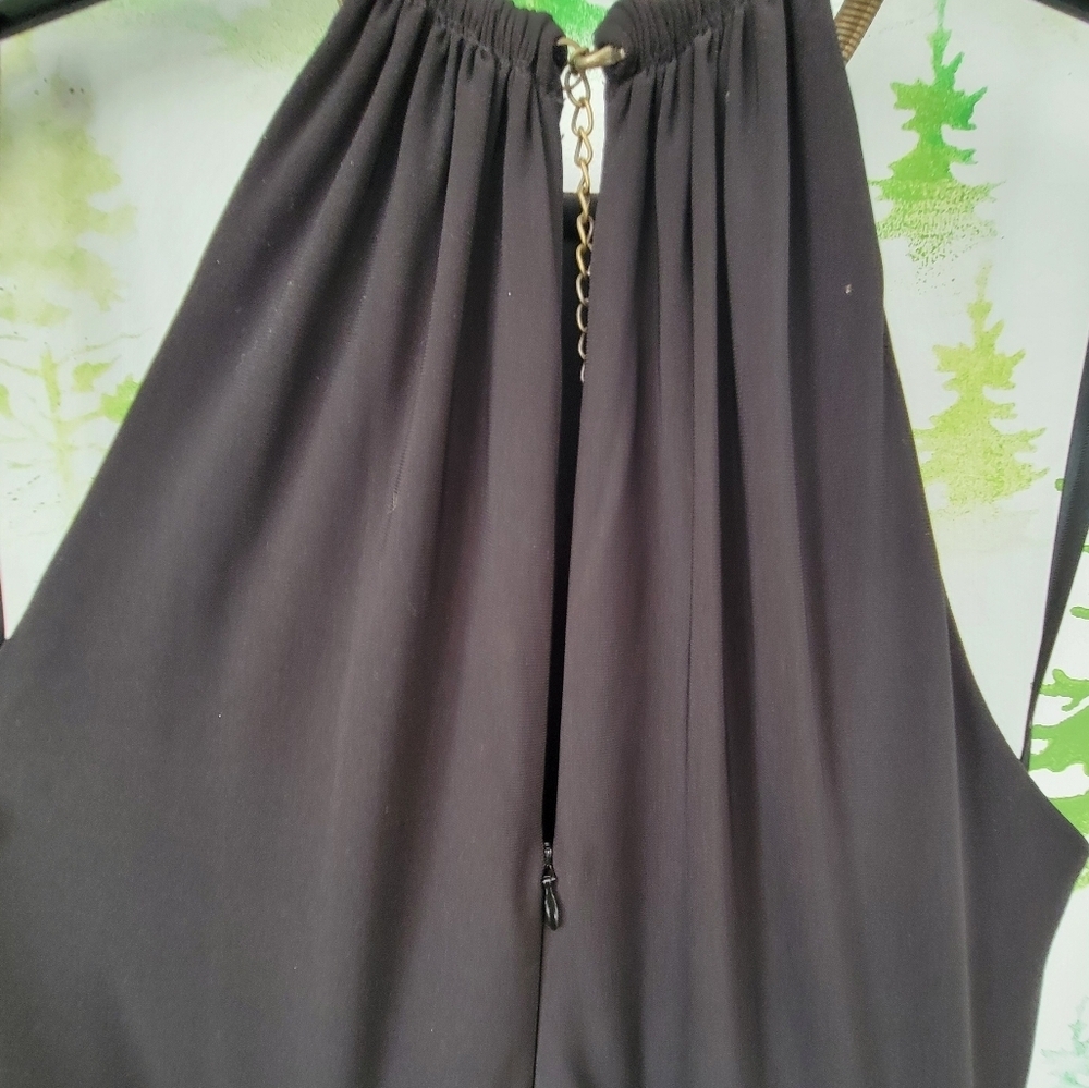 Xscape Shimmer Pleated Maxi Dress. - Picture 5 of 14